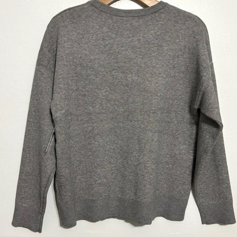 NEW Nikka K Gray Dachshund Sweater GREY LIGHTWEIGHT AND SOFT MEDIUM - Picture 2 of 7